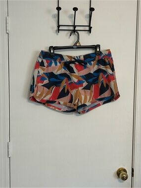 PrAna Women’s Multicolor Printed Mariya Casual Shorts summer beach pool sizeL